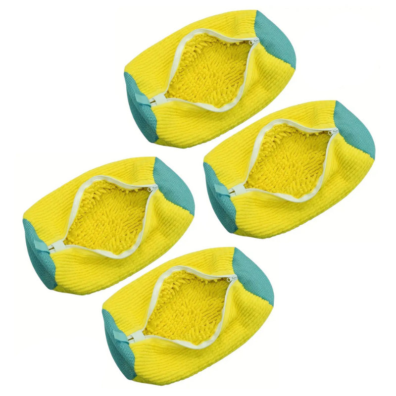 Bolsa Protetora para Lavar Tênis na Máquina – Saco de Lavagem com Fibra Acolchoada e Tela Protetora (1 ou 2 unidades)