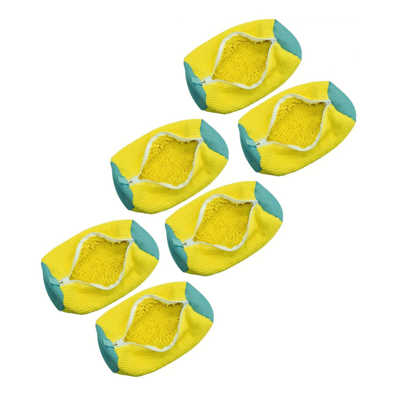 Bolsa Protetora para Lavar Tênis na Máquina – Saco de Lavagem com Fibra Acolchoada e Tela Protetora (1 ou 2 unidades)