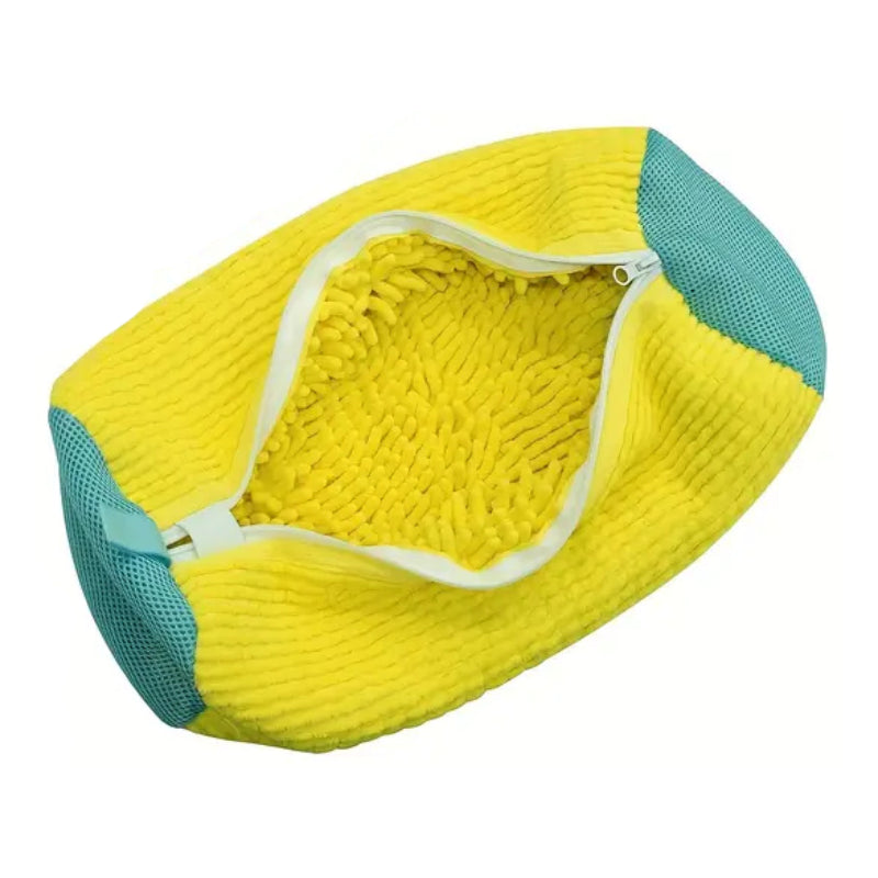 Bolsa Protetora para Lavar Tênis na Máquina – Saco de Lavagem com Fibra Acolchoada e Tela Protetora (1 ou 2 unidades)