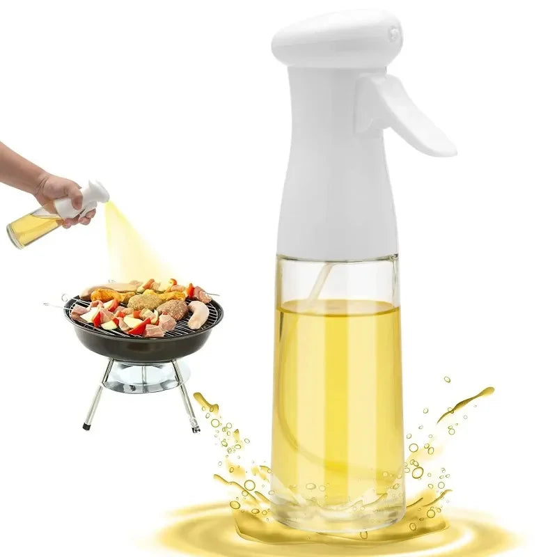 Spray de Óleo Recarregável para Cozinha – Borrifador de Azeite, Vinagre e Molhos