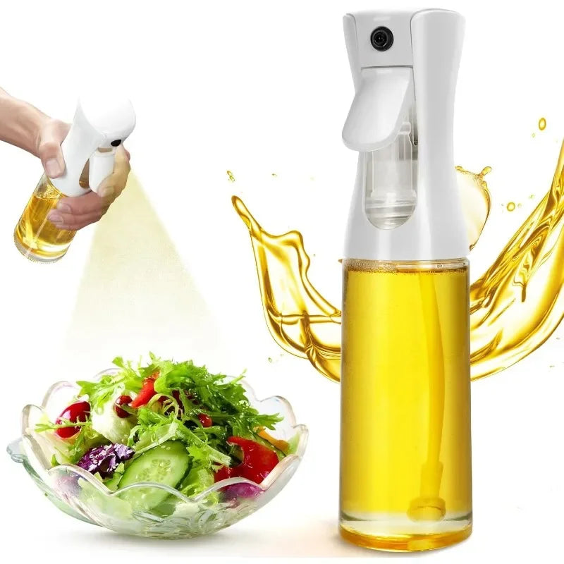 Spray de Óleo Recarregável para Cozinha – Borrifador de Azeite, Vinagre e Molhos